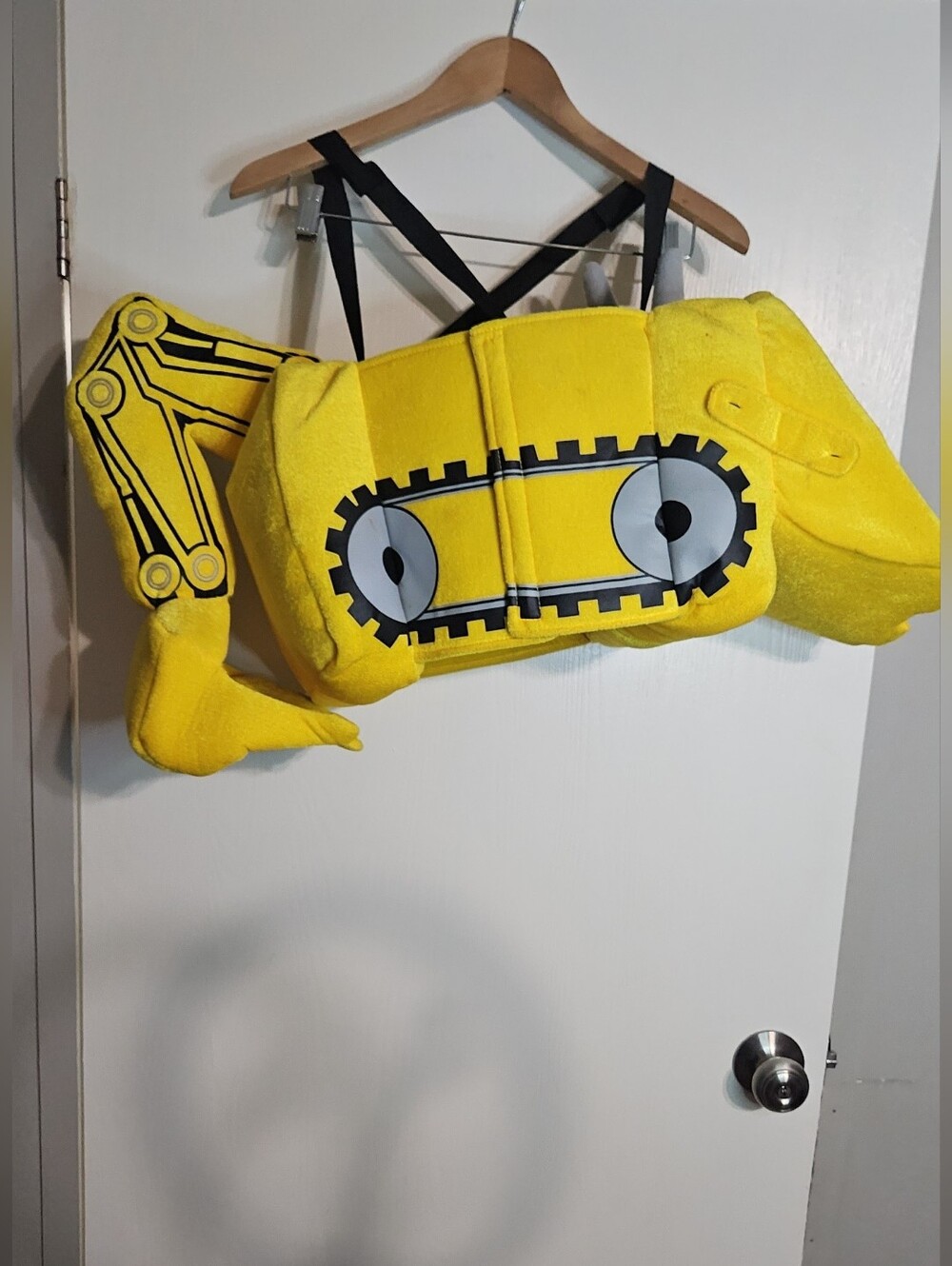 Yellow Kids Construction Excavator Backpack Harness